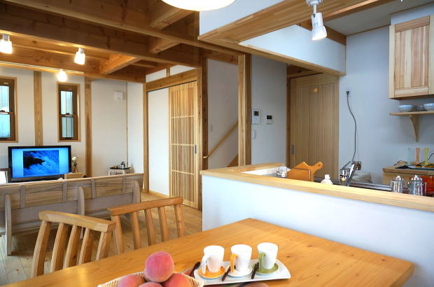 自然素材の家　規格型注文住宅　飯能市事例写真