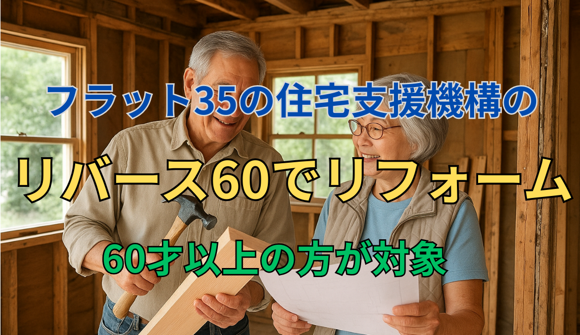 60代からのリフォームローン【リバース60】で住まいのリフォーム
